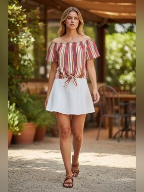 Bohemian Aztec Off-Shoulder Top - Lil Bee’s Bohemian
